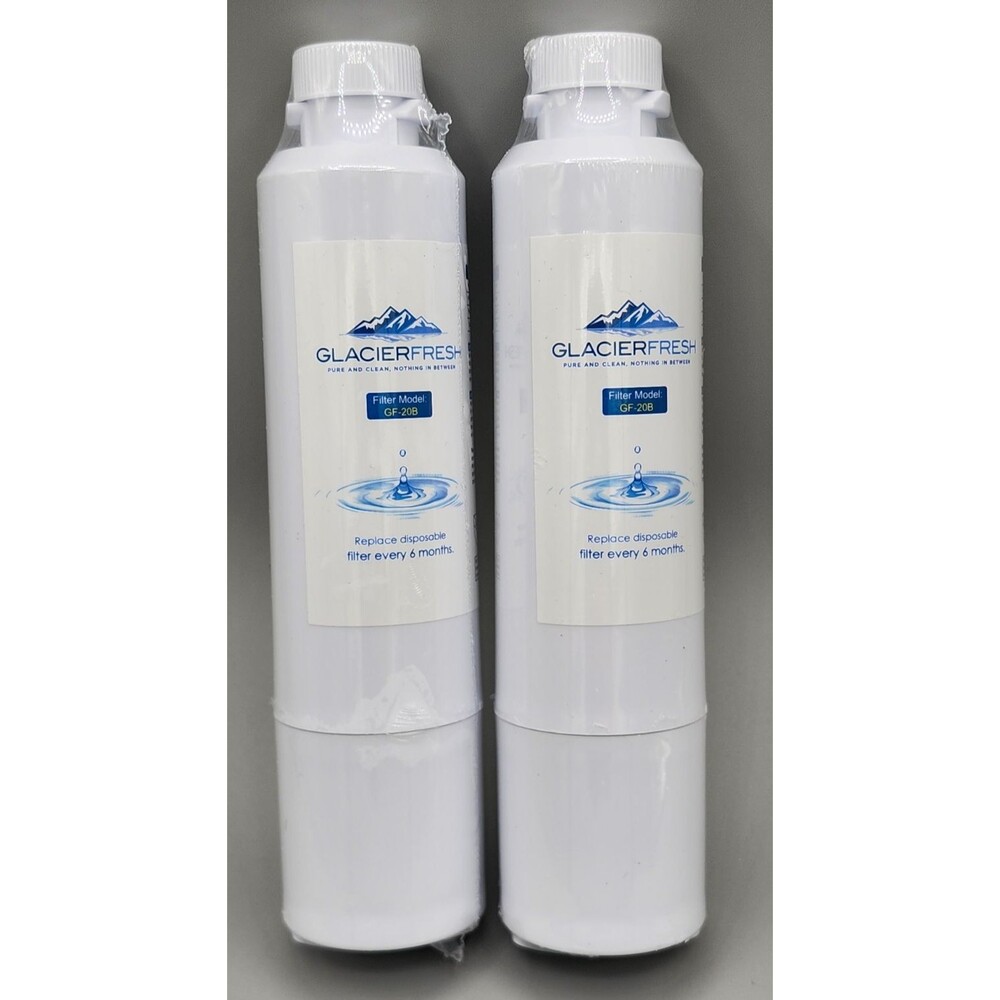 2 Pack Glacier Fresh Refrigerator Water Filter GF-20B New Sealed Free Shipping